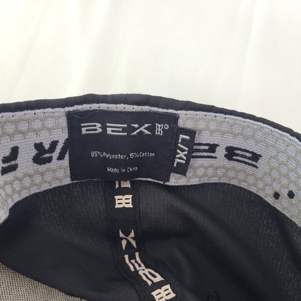 Bex Men's Fitted Black Embroidered Hat, Size Large-Extra Large - Picture 8 of 8